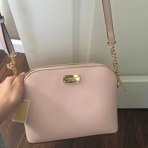 NWT Michael Kors LG Dome Crossbody in Blossom